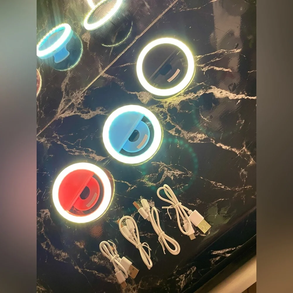 Ring light clip on for phone